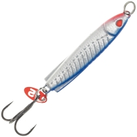 Блесна колеблющаяся LEVSHA-NN Баллистик 47 мм цв. Blue Red Fluo голография L превью 2