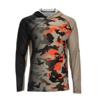 Термокофта SIMMS SolarVent Hoody - Pro цвет Woodland Camo Flame