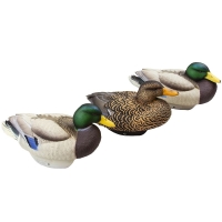 Комплект LIFETIME DECOYS New Flex Float Mallards 2 селезня (кормящийся и отдыхающий) 1 утка превью 1