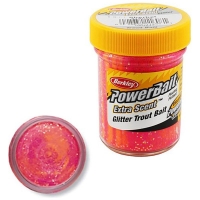 Паста BERKLEY PowerBait Extra Scent Glitter TroutBait  цв. Щербет