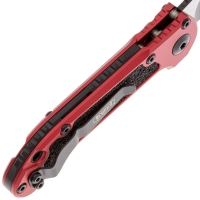 Нож складной автоматический MICROTECH LUDT Gen 3 сталь M390MK рукоять Алюминий цв. Бордовый превью 4