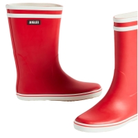 Сапоги AIGLE Malouine 2 цвет Rouge / Blanc превью 4