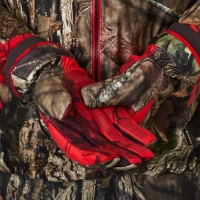 Перчатки HARKILA Moose Hunter 2.0 GTX Gloves цвет Mossy Oak Break-Up Country / Mossy Oak Red превью 3