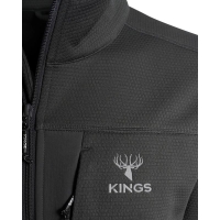 Толстовка KING'S Hunter Highland Full Zip Fleece цвет Charcoal превью 4