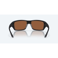Очки поляризационные COSTA DEL MAR Tailfin 580G р. M цв. Matte Black цв. ст. Sunrise Silver Mirror превью 2
