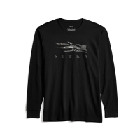 Футболка SITKA Icon Optifade Long Sleeve Tee цвет Black / Optifade Elevated II