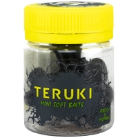 Червь TERUKI Roy 6,5 см (7 шт.) зап. сыр цв. Black превью 2
