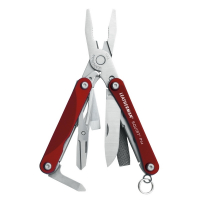 Мультитул LEATHERMAN Squirt PS4 цв. красный