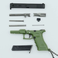 Брелок GF Glock 17 цв. Зелёный превью 2