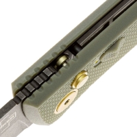 Нож складной полуавтоматический BOKER FRND OD сталь D2 рукоять Grivory цв. Зеленый превью 3