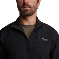 Толстовка SITKA Alpha Fleece 1/4 Zip Pullover цвет Black превью 4