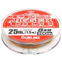Плетенка SUNLINE SaltiMate PE Jigger ULT 8 Braid многоцветная 200 м #1.5 превью 2