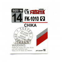 Крючок одинарный FANATIK FK-1010 Chika № 14 (10 шт.)