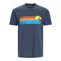 Футболка SIMMS Sunset T-Shirt цвет Navy Heather превью 1