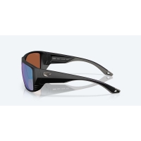 Очки поляризационные COSTA DEL MAR Finlet 580G р. L цв. Matte Black цв. ст. Green Mirror превью 4