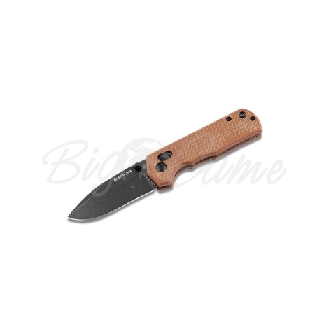 Нож складной BOKER Rockstub сталь 440B рукоять Микарта цв. Черный фото 1