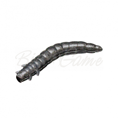 Червь SOOREX PRO King Worm запах сыр 55 мм (7 шт.) цв. 102 Black фото 1