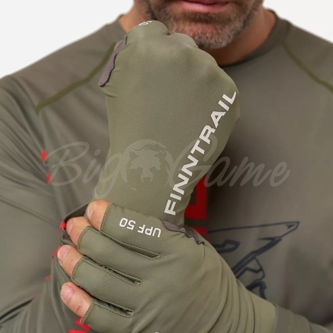 Перчатки FINNTRAIL Wave 2852 цвет Khaki фото 2