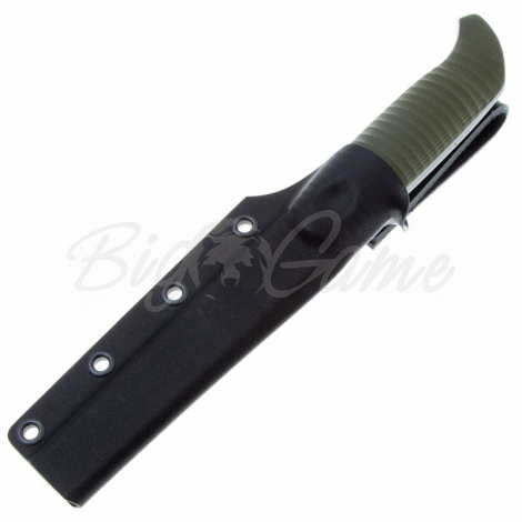 Нож OWL KNIFE North (грибок) сталь S90V рукоять G10 оливковая фото 3