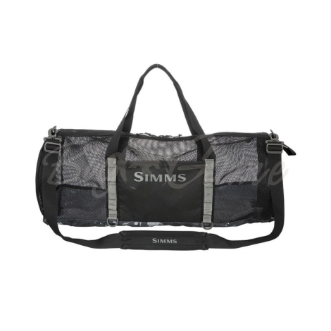 Сумка рыболовная SIMMS Challenger Mesh Duffel 60 цвет Hex Flo Camo Carbon фото 1