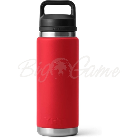 Термос YETI Rambler Bottle Chug Cap 760 цвет Rescue Red фото 5