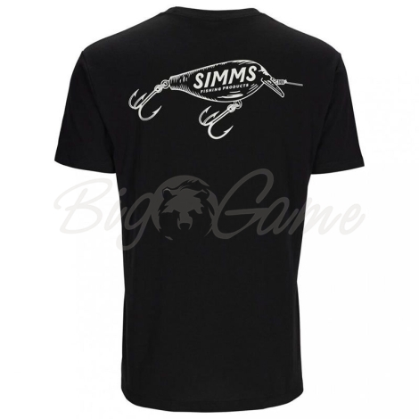 Футболка SIMMS Square Bill T-Shirt цвет Black фото 2