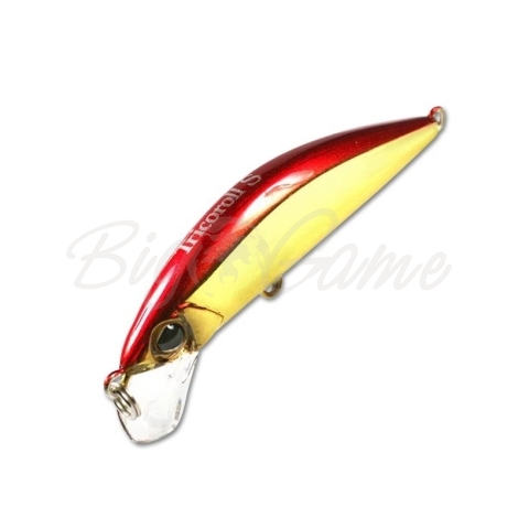 Воблер JACKALL TIMON Tricoroll 55S цв. haku red & gold фото 2