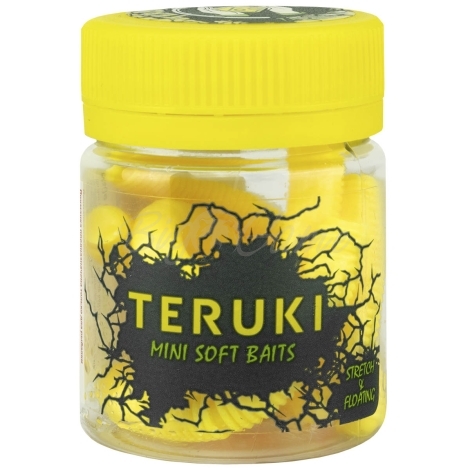 Червь TERUKI Roy 6,5 см (7 шт.) зап. сыр цв. Yellow фото 3