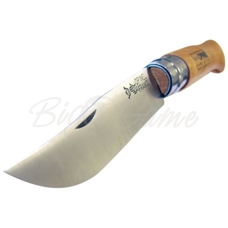 Нож складной OPINEL №8 VRN Carbon Tradition в дер. кейсе и с кож. чехлом фото 4
