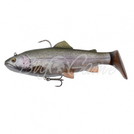 Приманка SAVAGE GEAR 4D Trout Rattle Shad MS Кумжа 12,5 см цв. 01-Rainbow Trout фото 1