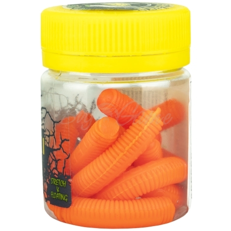 Червь TERUKI Roy 6,5 см (7 шт.) зап. сыр цв. Orange фото 1