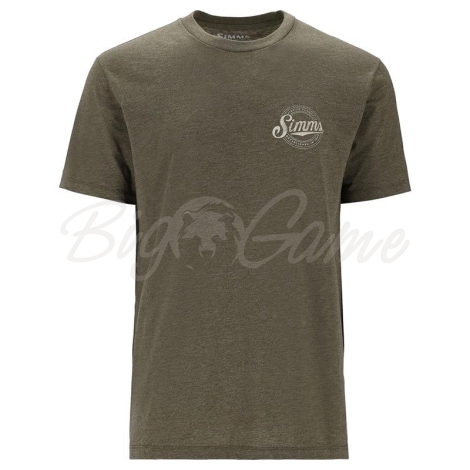 Футболка SIMMS Circle Lockup T-Shirt цвет Military Heather фото 1
