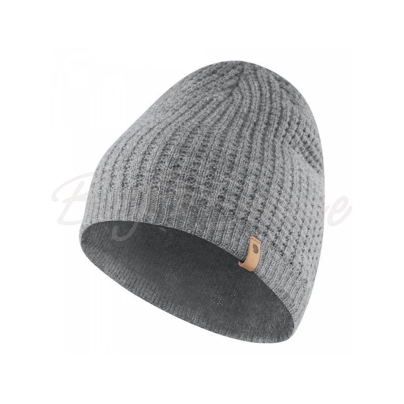 Шапка FJALLRAVEN Structure Beanie цвет Grey фото 1