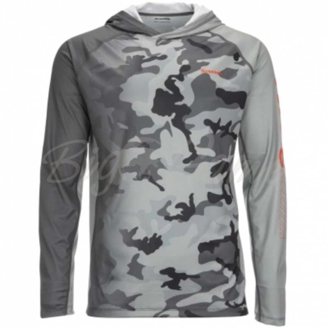 Термокофта SIMMS SolarVent Hoody - Pro цвет Woodland Camo Steel фото 1