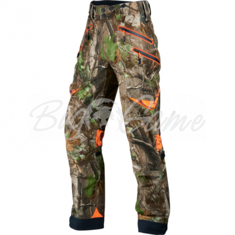 Брюки HARKILA Moose Hunter Trousers цвет Mossy Oak Break-Up Country /Orange Blaze фото 1