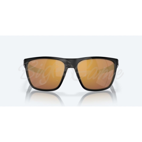 Очки поляризационные COSTA DEL MAR Ferg 580G р. XL цв. Matte Black цв. ст. Gold Mirror фото 5
