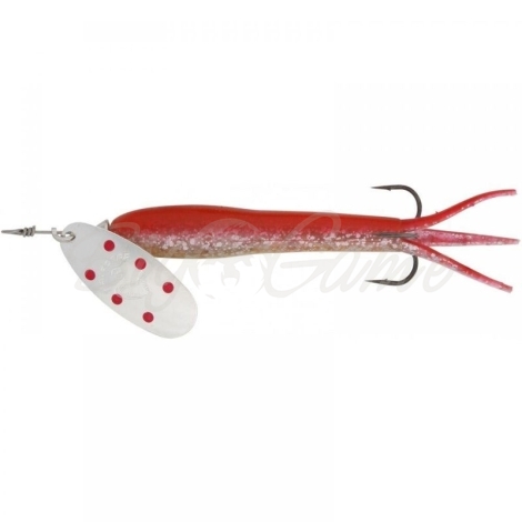 Блесна вращающаяся SAVAGE GEAR Flying Eel Spinner № 3 23 г цв. 09-Red Silver фото 1