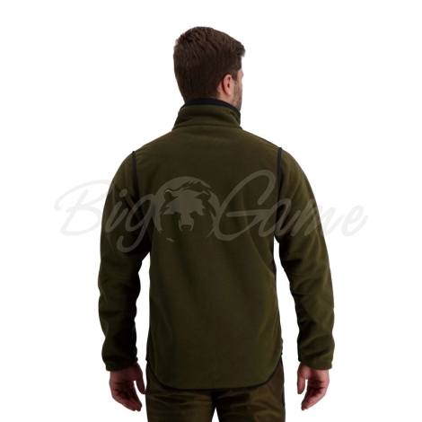 Толстовка ALASKA MS Elk Hunter Reversible Fleece Jacket цвет Moss Brown / BlindTech Blaze фото 6