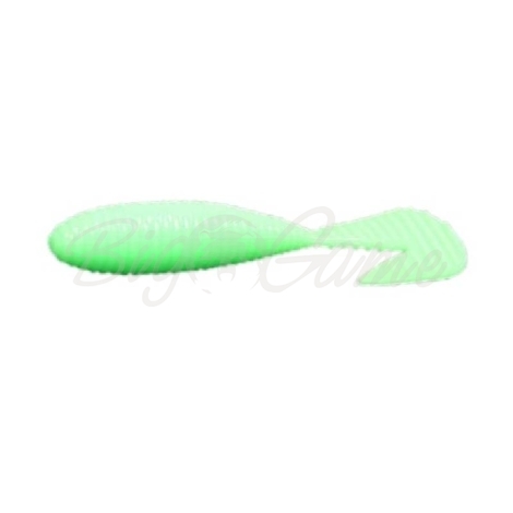 Твистер REINS Fat G-Tail Grub 3" (12 шт.) код цв. 109-Glow melon sherbet фото 1