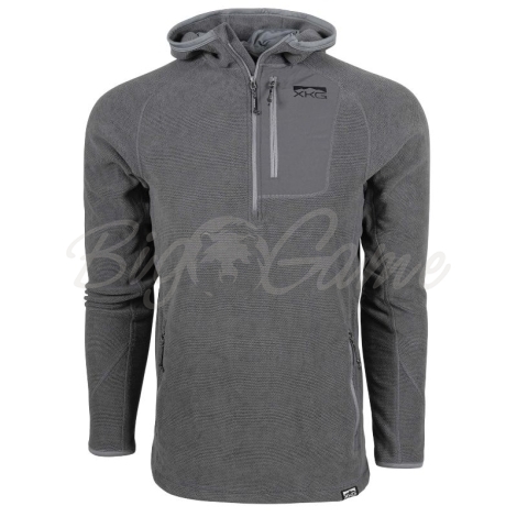 Толстовка KING'S XKG Covert 1/2 Zip Hoodie w/face mask цвет Grey фото 1