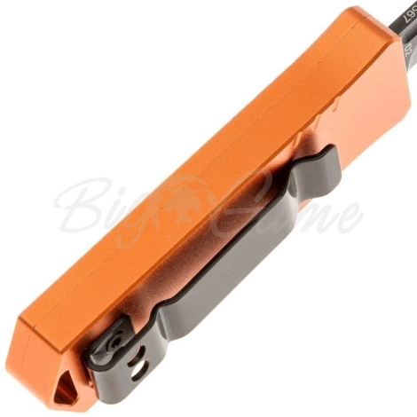 Нож складной автоматический BOKER USB OTF 2.0 сталь D2 рукоять Алюминий цв. Оранжевый фото 4