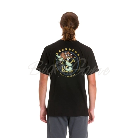 Футболка GRUNDENS Mermaid SS T-Shirt цвет Black фото 2