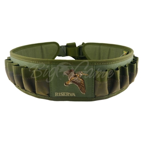 Патронташ RISERVA R9007CAL.20 Cartridge Belt 24 Loops цвет Green фото 1