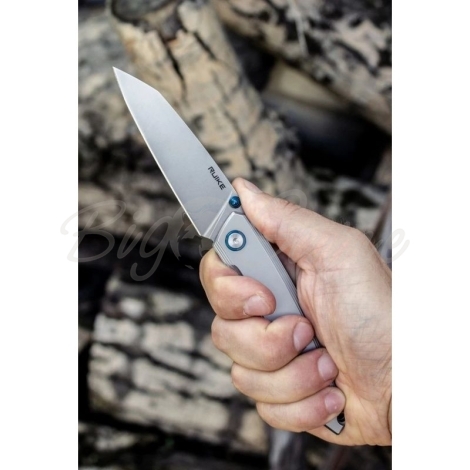Нож складной RUIKE Knife P831-SF цв. Серый фото 2