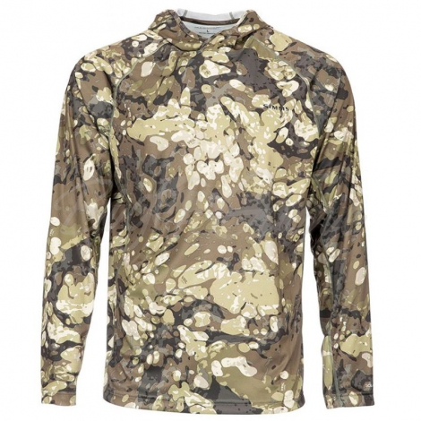 Термокофта SIMMS SolarFlex Hoody Print цвет Riparian Camo фото 1