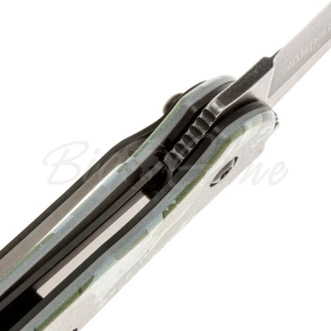 Нож складной полуавтоматический KERSHAW Leek сталь Sandvik 14C28N рукоять Алюминий 6061-T6 цв. Камуфляж фото 5