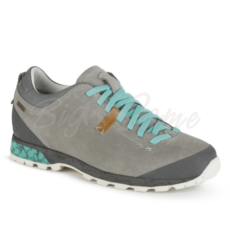 Кроссовки треккинговые AKU WS Bellamont lll Suede GTX цвет Grey / Jade фото 1