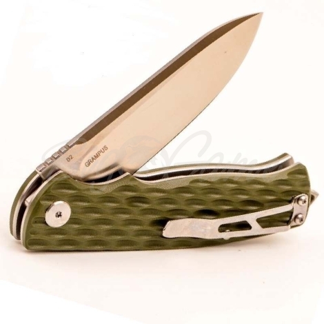 Нож BESTECH Grampus складной цв. зеленый фото 4