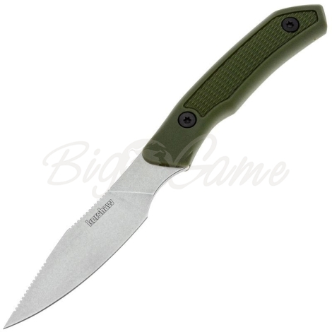 Нож с фиксированным клинком KERSHAW Deschutes Caper сталь D2 рукоять Полипропилен цв. Зеленый фото 1