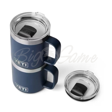 Термокружка YETI Rambler Stackable Mug CL w/Magslider Lid 296 цвет Navy фото 2
